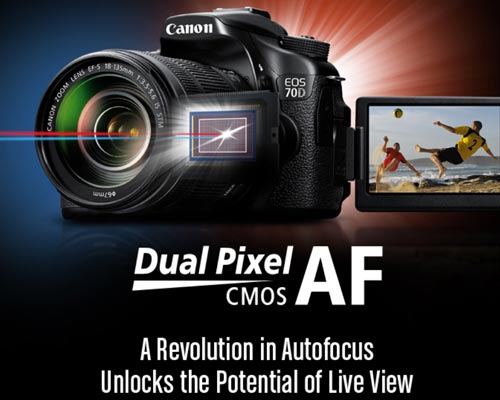 Dual Pixel Cmos AF trong EOS 70D là gì?