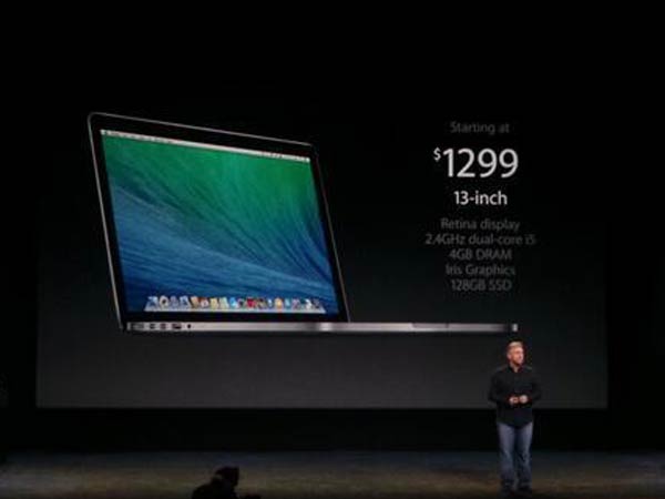 Macbook Pro mới ra mắt, chíp Haswell giá 1.299 USD