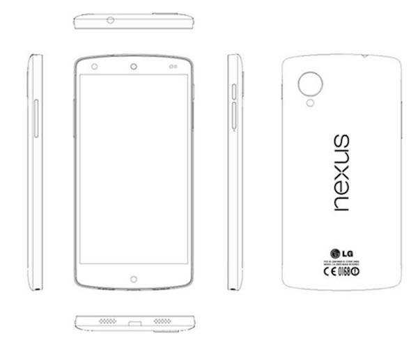 Nexus 5 rò rỉ từ tài liệu kỹ thuật