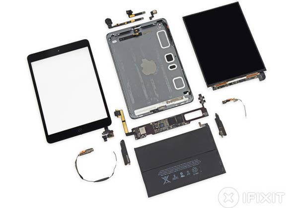 iPad mini Retina, tinh gọn nhưng khó sửa