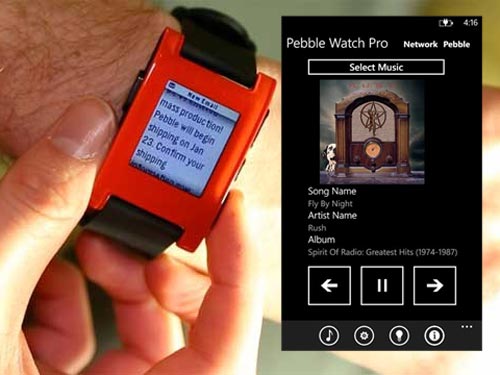 Pebble đã có thể chạy với Windows Phone