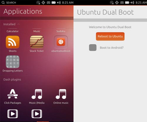 Khởi động kép Ubuntu cùng Android