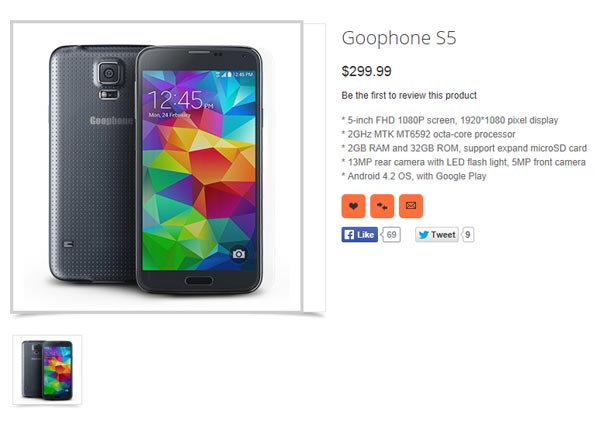 Galaxy S5 "nhái" xuất hiện