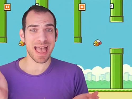 Ca sĩ Mỹ sáng tác bài hát vui nhộn về trò chơi Flappy Bird