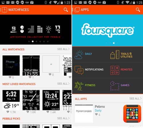 Pebble ra mắt kho ứng dụng trên Android