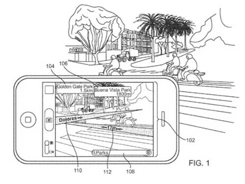 Apple muốn đưa bản đồ thực tế vào ứng dụng camera iPhone