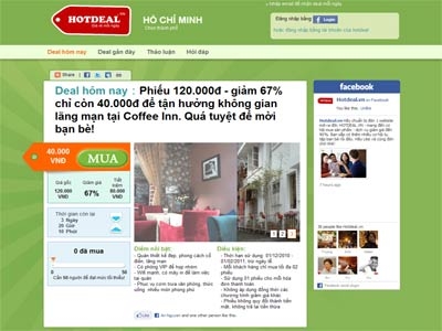 Hotdeal.vn làm chương trình “độc” cho khách hàng