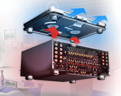 Đế tản nhiệt phong cách cho dàn âm thanh