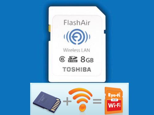 Toshiba FlashAir – Thẻ nhớ trang bị kết nối không dây