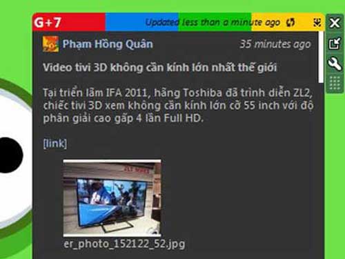 Cách đọc tin Google+ ngay trên desktop