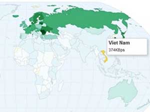 Tốc độ Internet tại Việt Nam nhanh nhất khu vực