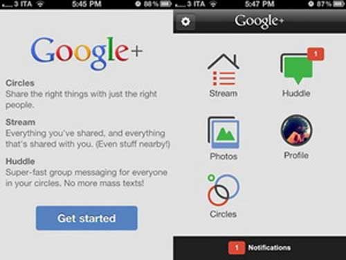 Google trình làng Google+ cho iOS