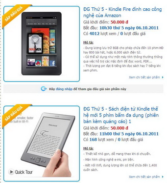 Sở hữu Kindle Fire với giá chỉ 50.000 đồng