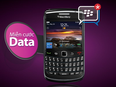 Nhiều ưu đãi mua sử dụng dịch vụ Data cho BlackBerry
