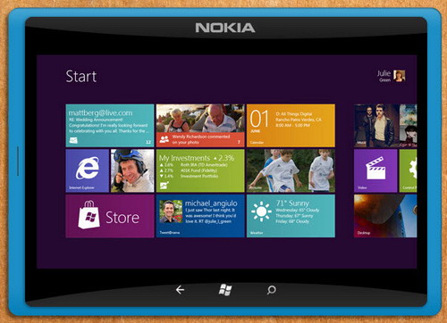 Nokia sẽ sản xuất tablet Windows 8 vào tháng 6-2012