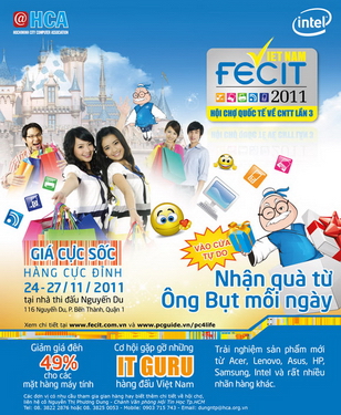 Hôm nay, khai mạc Hội chợ quốc tế FECIT 2011