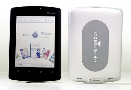 Kyobo ra mắt e-reader sử dụng công nghệ hiển thị mirasol