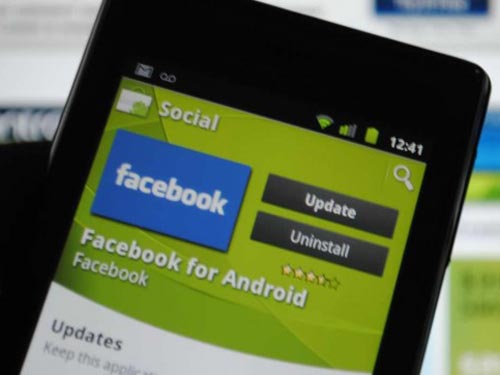 Facebook dẫn đầu trong nhóm ứng dụng trên Android