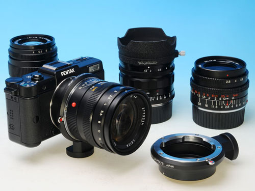 Pentax Q dùng được ống kính Leica M và Nikon G