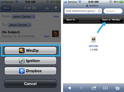 Giải nén tập tin trên iOS