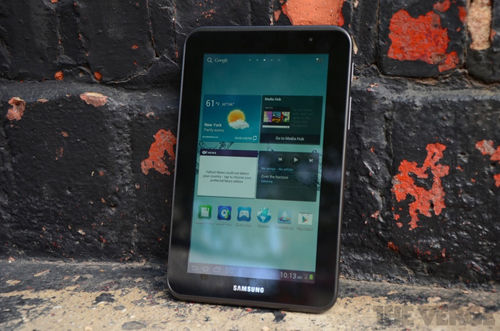 Galaxy Tab 2: Android 4.0, pin lâu