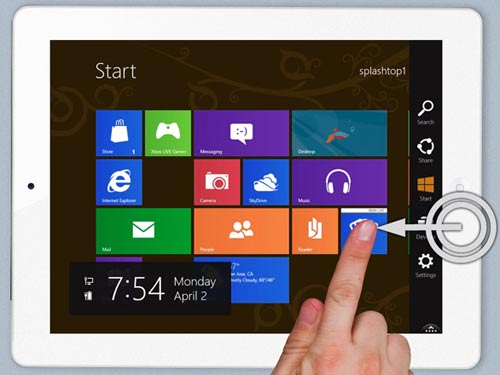 Trải nghiệm tính năng Windows 8 trên iPad