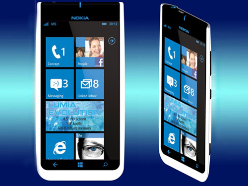 Thiết kế điện thoại Windows Phone 8 của Nokia