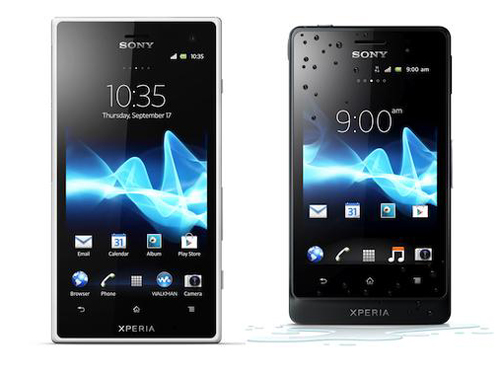 Sony giới thiệu bộ đôi smartphone Xperia Go và Xperia acro S