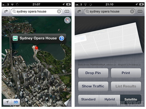 Maps trên iOS 6 sử dụng dữ liệu từ TomTom và OpenStreetMap