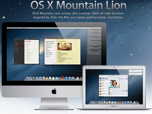 Apple phát hành OS X Mountain Lion