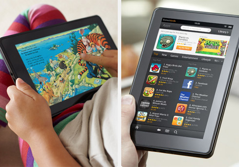 Amazon bán quảng cáo trên Kindle Fire 10 inch