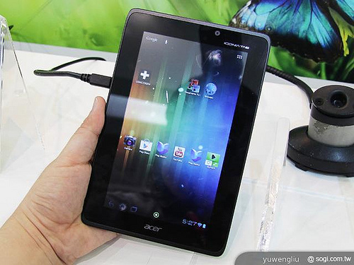 Tablet lõi tứ giá rẻ đến từ Acer