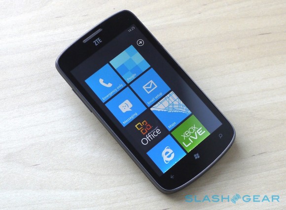 ZTE trình làng Windows Phone đầu tiên của hãng