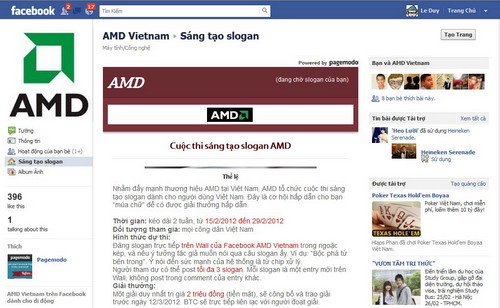 AMD Việt Nam mở cuộc thi sáng tạo slogan