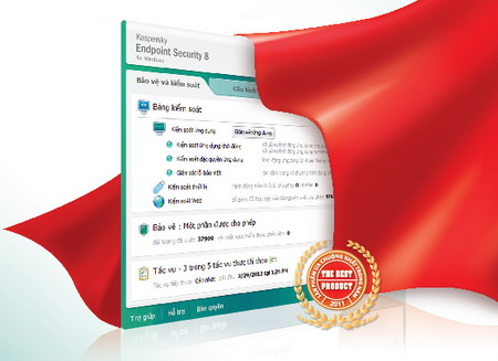 Kaspersky 8.0 cho doanh nghiệp có giao diện tiếng Việt