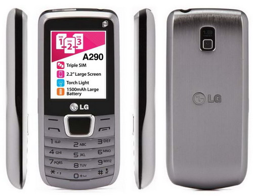 LG ra mắt điện thoại 3 SIM 3 sóng A290