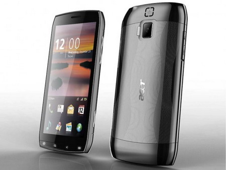 Smartphone Android Acer có màn hình 4,8 inch