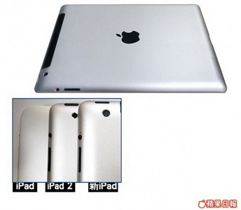 iPad 3 có máy ảnh 8 chấm, ống kính lớn