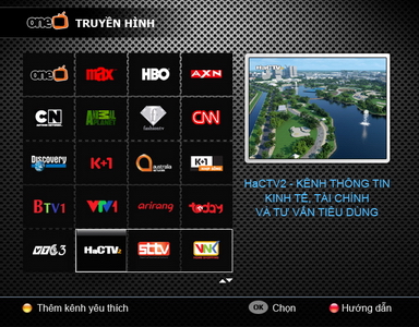 OneTV bổ sung thêm 03 kênh truyền hình giải trí