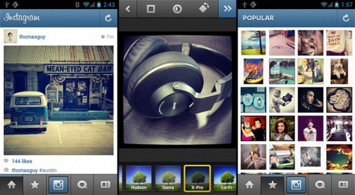 Mạng xã hội ảnh Instagram đã có cho Android
