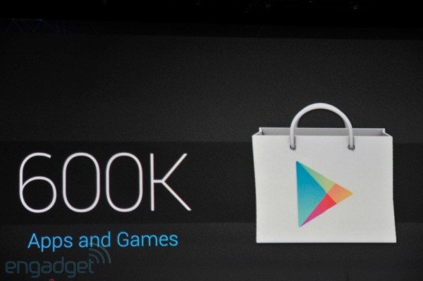 Google Play Store đạt 600.000 ứng dụng, 20 tỉ lượt tải