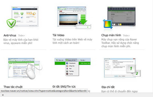 Ra mắt thanh công cụ Naver Toolbar
