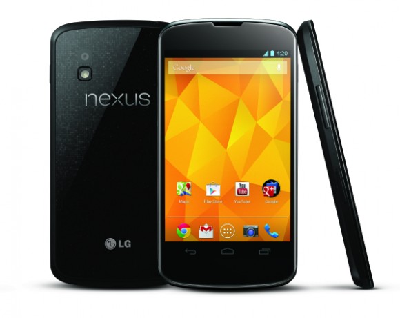 Google Nexus 4 giá 299 USD và Nexus 10 giá 399 USD