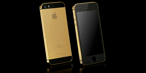 iPhone 5S mạ vàng 24K, giá 60 triệu đồng