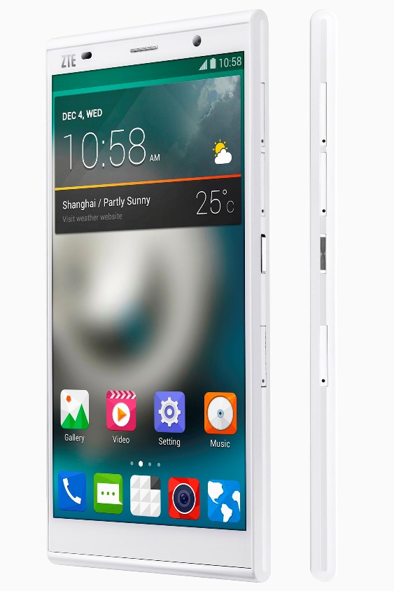 ZTE trình làng phablet màn hình HD 720p