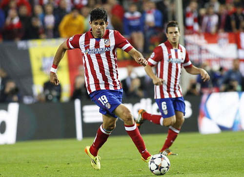 
Diego Costa là hung thần của mọi hàng phòng ngự khi còn ở Atletico Madrid
