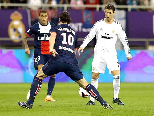 Real của Ronaldo (phải) không dễ giành trọn 3 điểm khi hàng công đang sứt mẻ Ảnh: REUTERS