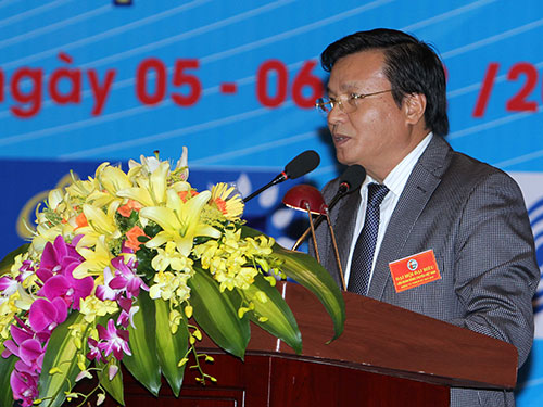 Ông Lê Văn Thành, tân Chủ tịch Liên đoàn Bóng chuyền Việt Nam Ảnh: HẢI ANH