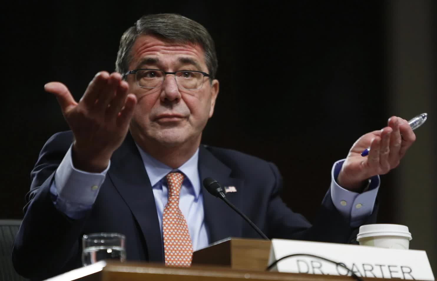 Bộ trưởng Quốc phòng Mỹ Ashton Carter. Ảnh:Reuters