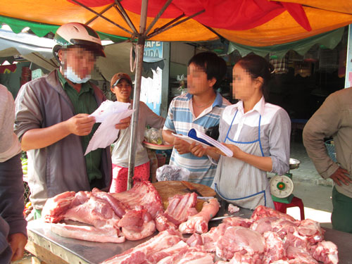 Tỉ lệ thịt heo bị ô nhiễm vi sinh hiện nay còn cao